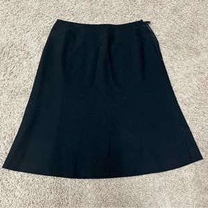 Talbots Black Dress Skirt Size 8P